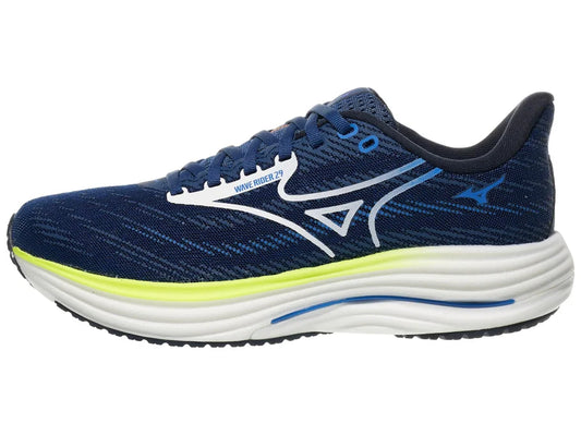 Mizuno | Wave Rider 29 | Men's | Estate Blue/White