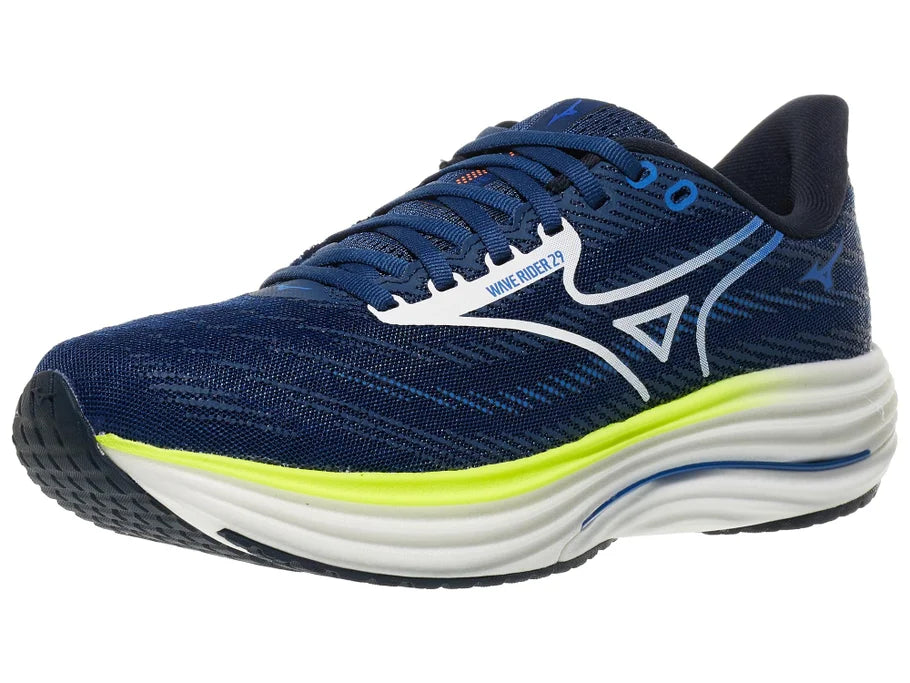 Mizuno | Wave Rider 29 | Men's | Estate Blue/White
