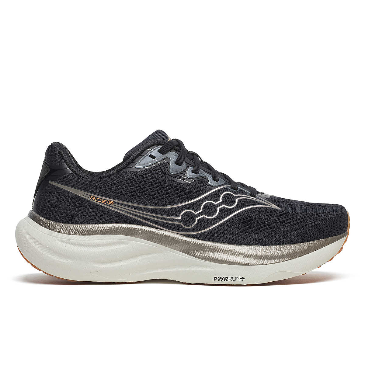 Saucony | Ride 19 | Men's | Black/Pewter
