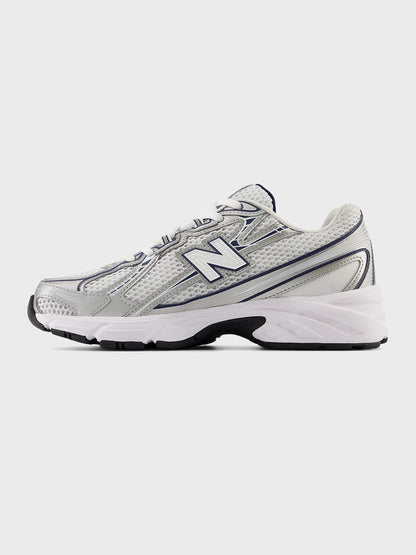 New Balance 740 Sneakers | White/NB Navy