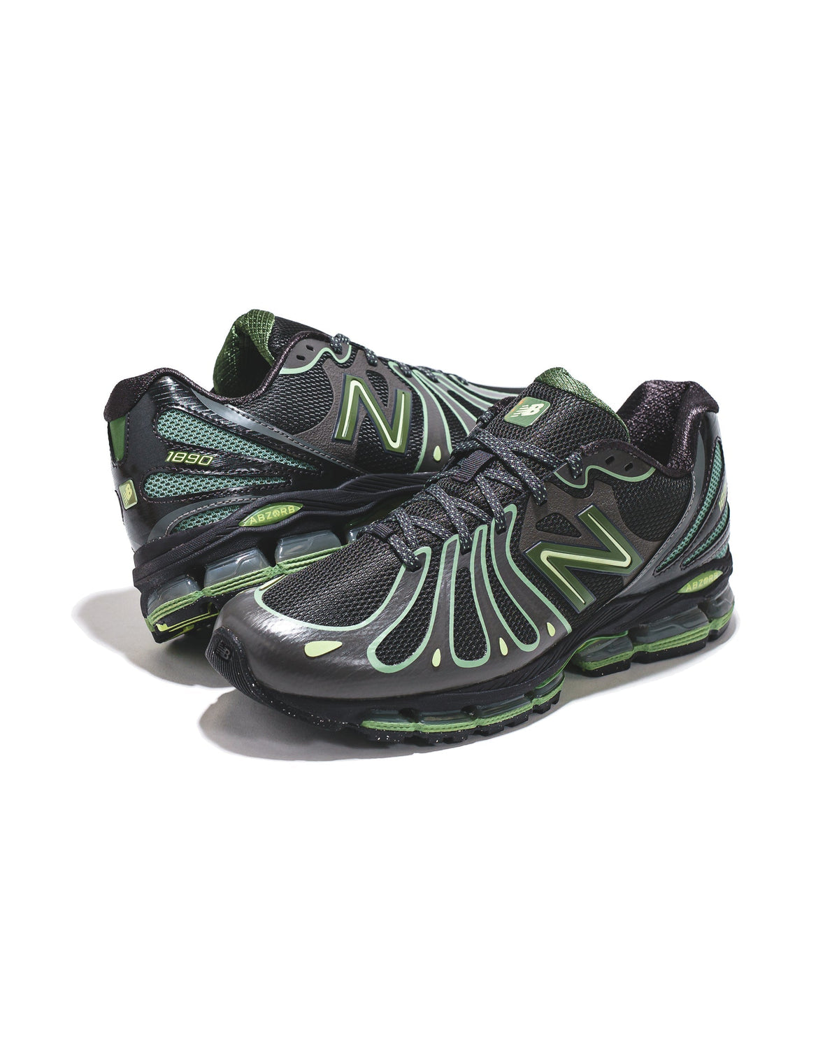 New Balance Unisex 1890 Faded Black Utility Green U189071H