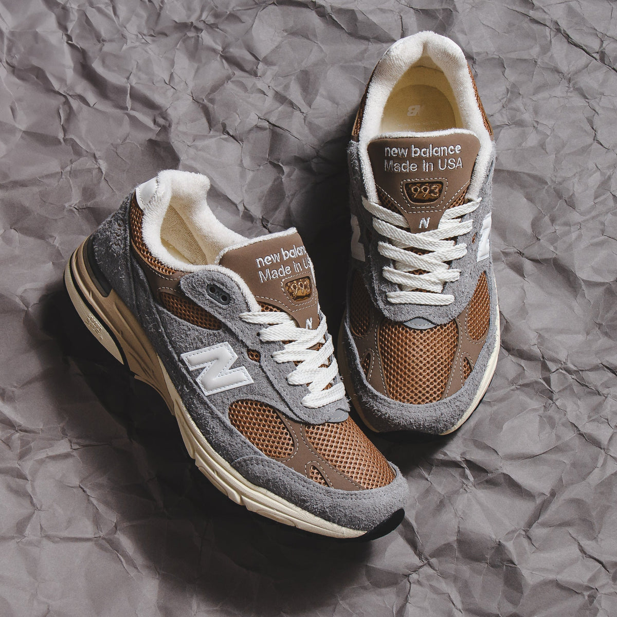 New Balance Unisex 993 Shadow Grey Made In USA Core U993GG