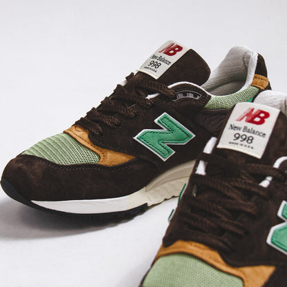 New Balance Unisex 998 Brown Made In USA U998BG