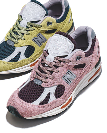 New Balance Unisex Made in UK 991v2 Beechnut Trekking Green U991GT2