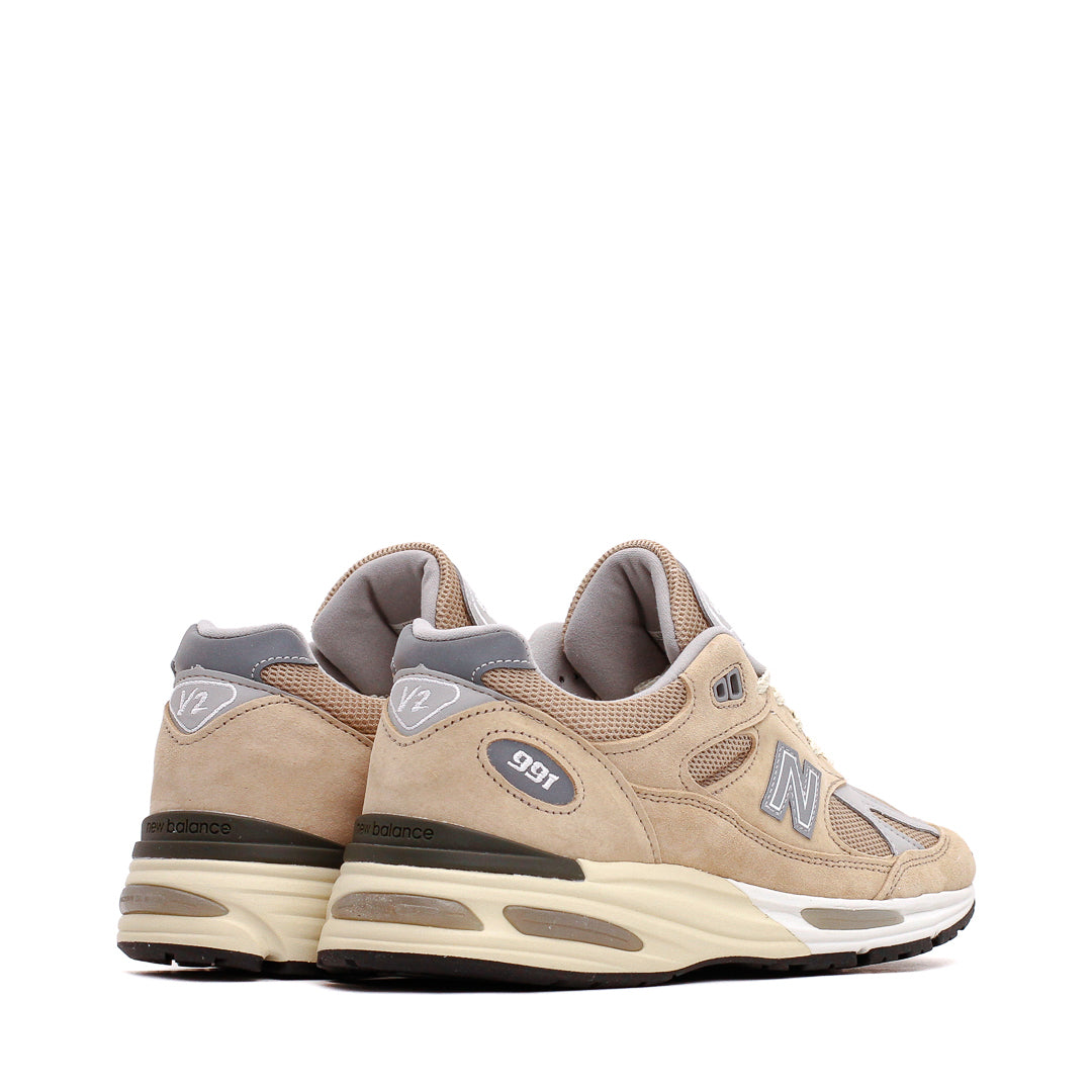 New Balance Unisex Made in UK 991v2 Cuban Sand U991BE2