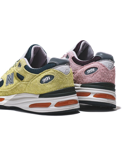 New Balance Unisex Made in UK 991v2 Deauville Mauve Fig U991PR2