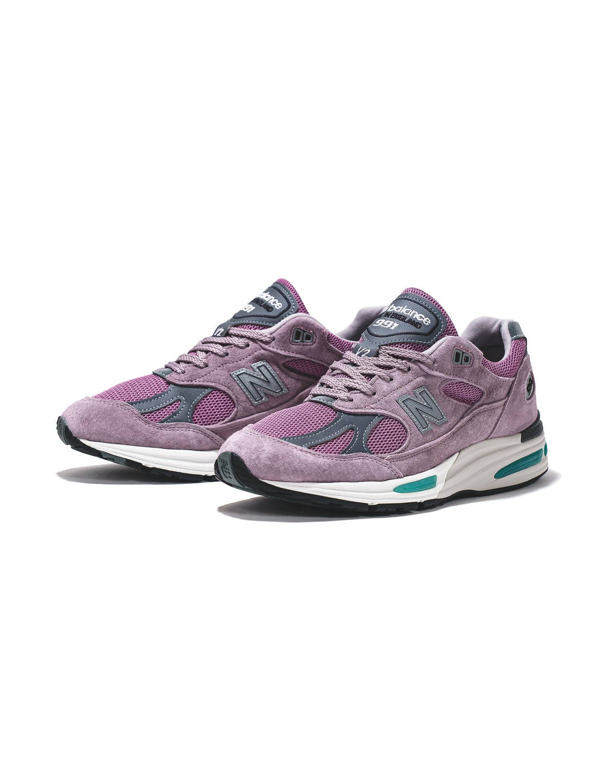 New Balance Unisex Made in UK 991v2 Polignac Toadstool U991RR2