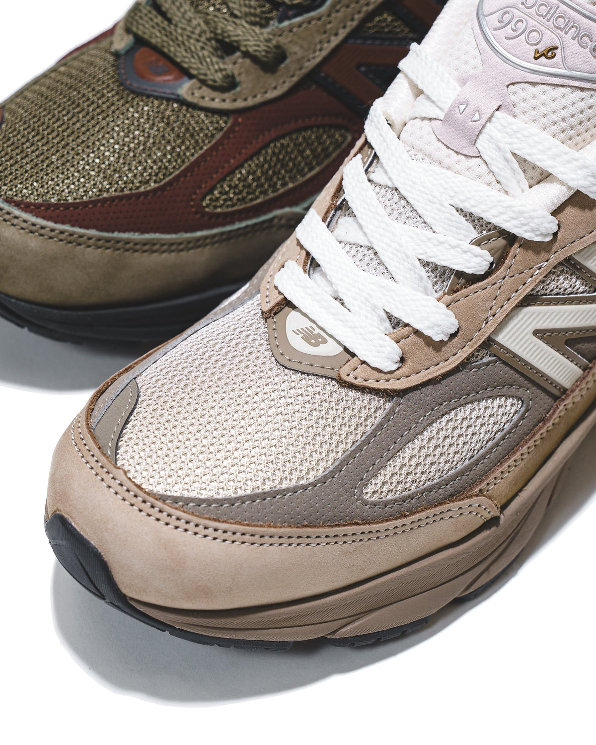 New Balance Unisex Made in USA 990v6 Driftwood Timberwolf U990SG6