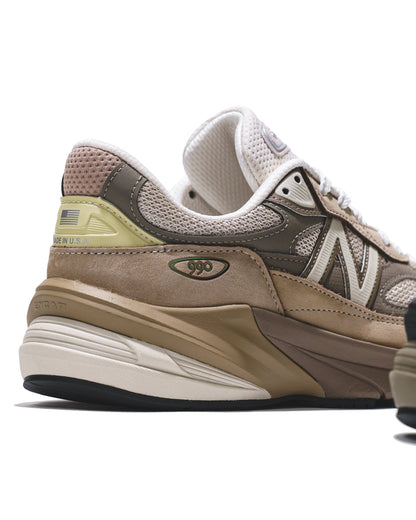 New Balance Unisex Made in USA 990v6 Driftwood Timberwolf U990SG6