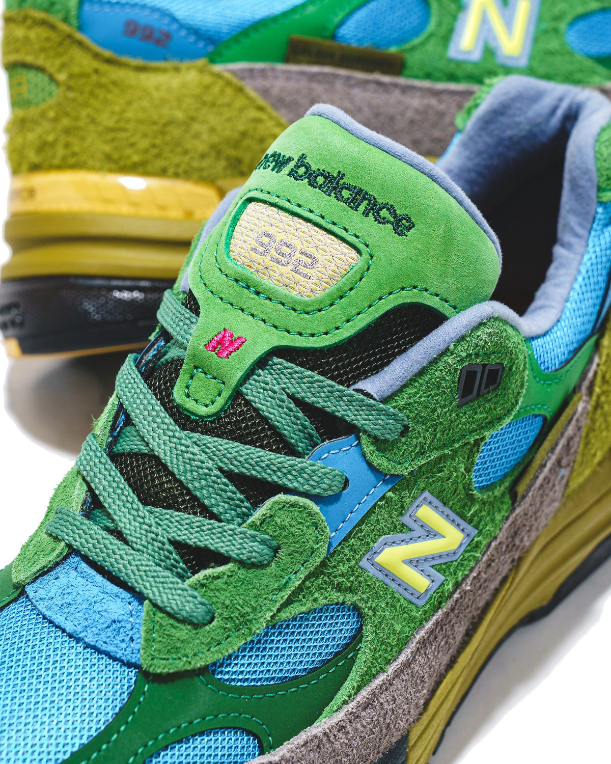 New Balance x Salehe Bembury Men New Balance 992 Green Sky Blue U992SB