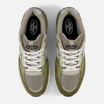 New Balance Numeric 933 WIDE Andrew Reynolds Olive Shoes