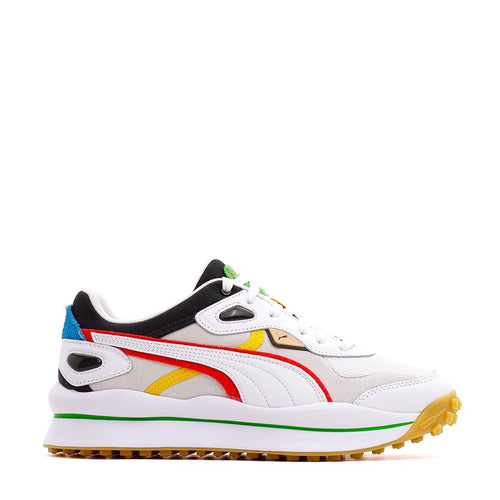 Puma Men Street Rider WH White Red Black 375820-01