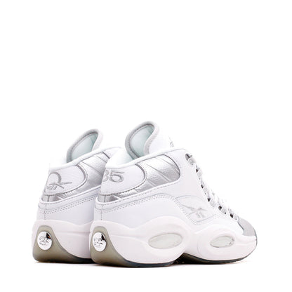 Reebok Classics Basketball Junior Question Mid Allen Iverson White Silver GX3983