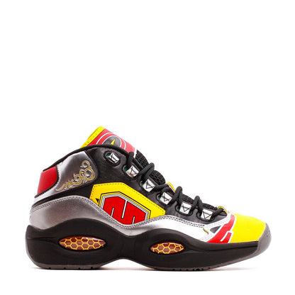 Reebok Classics Basketball Men x Power Rangers Question Mid Allen Iverson Black Silver Red GY0590
