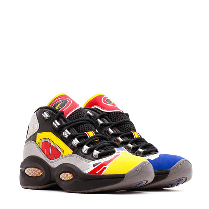 Reebok Classics Basketball Men x Power Rangers Question Mid Allen Iverson Black Silver Red GY0590