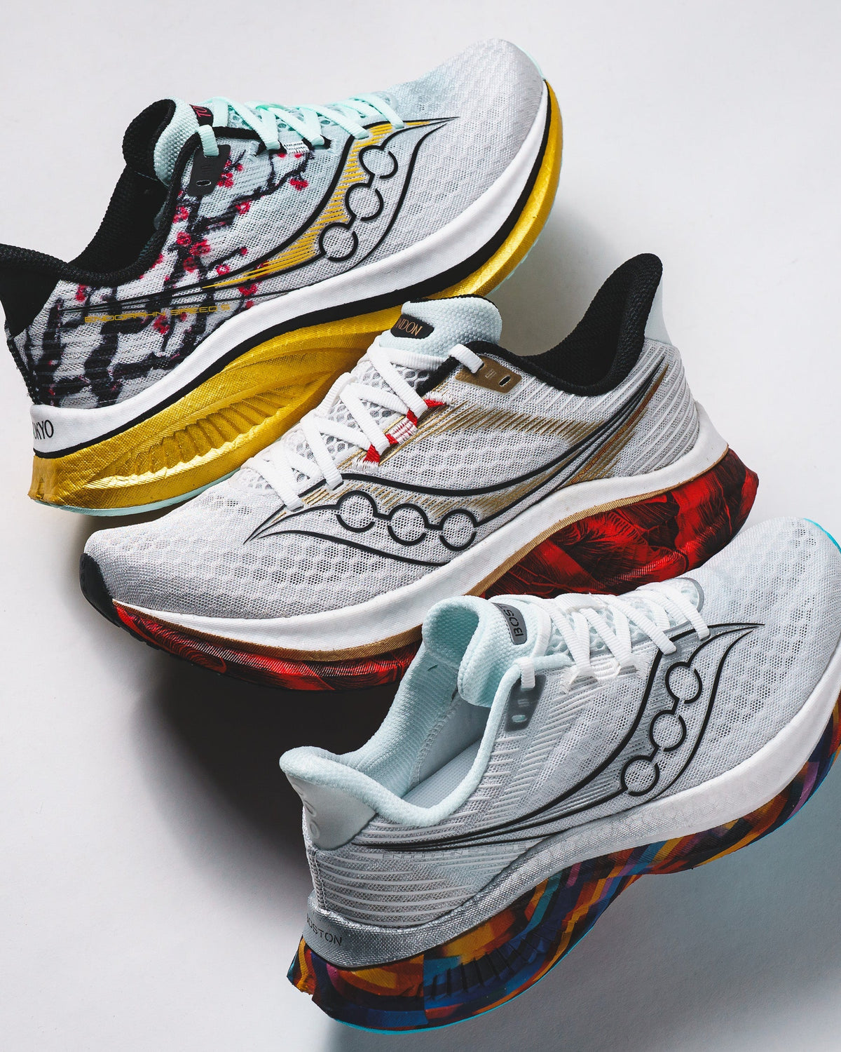 Saucony Men Endorphin Speed 5 White Fleur S21007-401