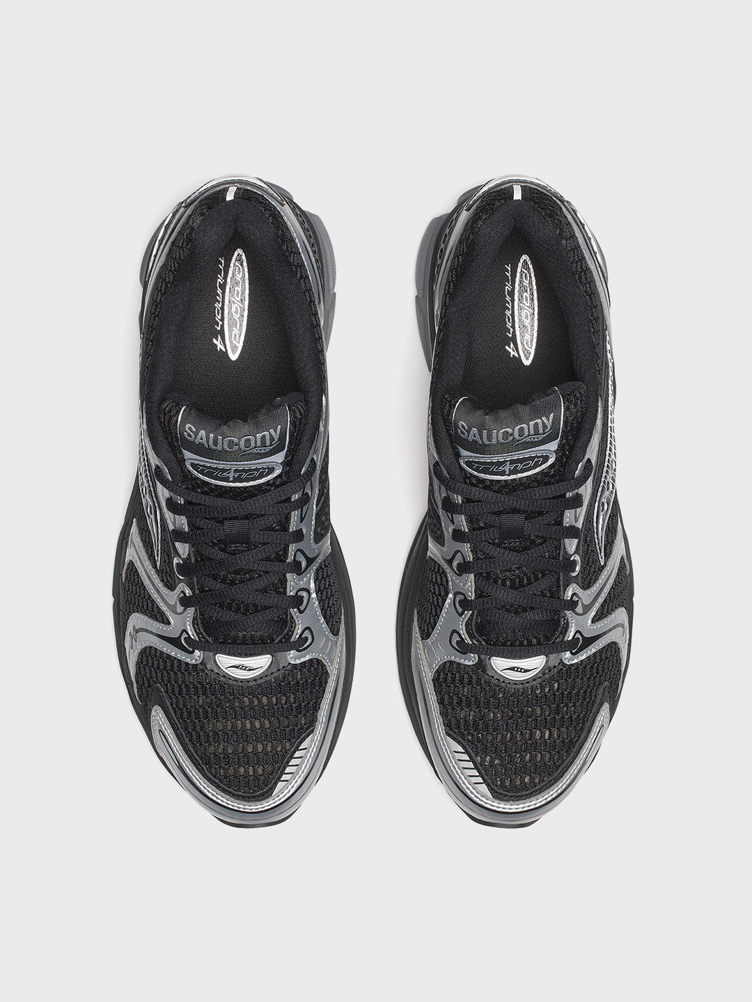 Saucony Progrid Triumph 4 Sneakers | Black/Silver