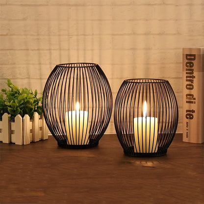 Vinthentic Iron Luminary Candle Holder